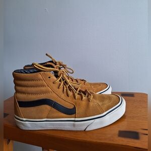 Vans Sk8 Hi Pro Wheat Brown Suede Skate Shoes Sneakers Women’s 7.5 Men's 6